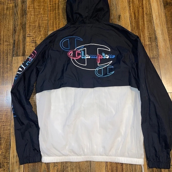 Champion Windbreaker 1/4 Zip‎ Women’s Size Large - Picture 5 of 6